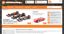 Desktop Screenshot of miniatuurshop.nl